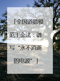 全国道德模范王金法：谱写“永不消逝的电波”
